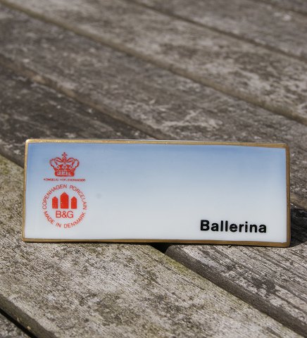 Porzellan Zeichen von B&G, Dänemark, für Ballerina Geschirr