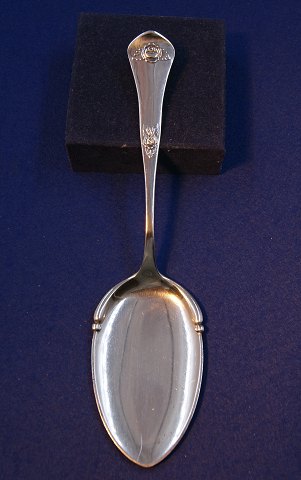 The Rose Danish silver flatware, serving part 20,5cm all of silver