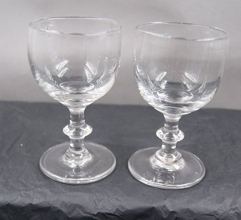 Berlinois glassware by Kastrup/Holmegaard, Denmark. Dessert wine glasses 10.5cm 