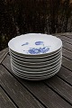 Blue Flower Curved China porcelain. Salad plates 19cm