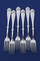 Set of 6 silver plated dinner forks 20cms