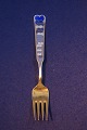 Michelsen Christmas fork 1944 of Danish gilt 
sterling silver