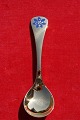 Georg Jensen year spoon 1986 of Danish gilt sterling silver. Blue Anemone