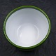 Holmegaard Danish art-glass, Palet bowl Ö 15.5cm of dark green glass