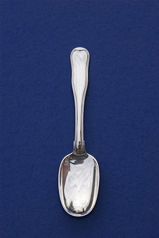 Georg Jensen Dobbeltriflet sølvbestik, bordskeer 19,5cm 