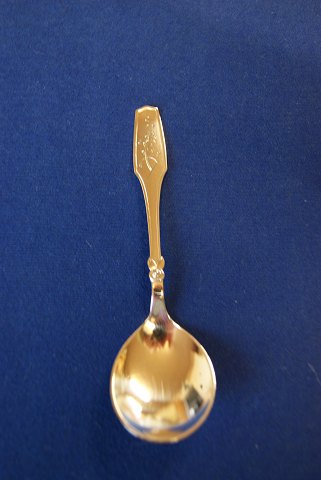 Danish silver flatware, jam spoon 13.5cm of 3 Towers silver from 1951