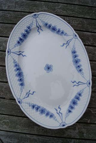 Empire Danish porcelain, large oval serving dishes 45.5cms