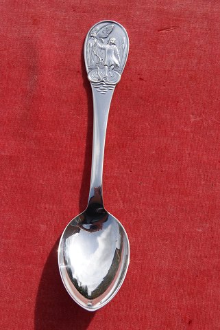 Little Tiny or Thumbelina child's spoon of Danish solid silver