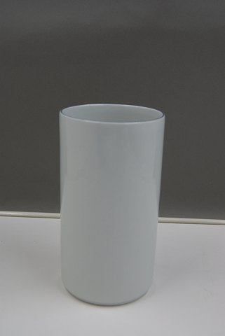 Blåkant fajance porcelæn. Flot vase 15,5cm
