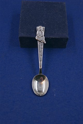 The little Match-Seller small child's spoon of Danish silver 10,5cm