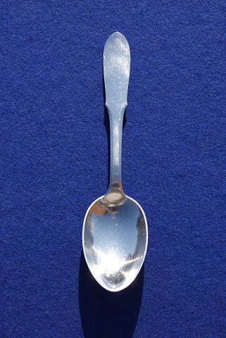 Georg Jensen Mitra dull Danish stainless steel flatware, table spoons 19cm