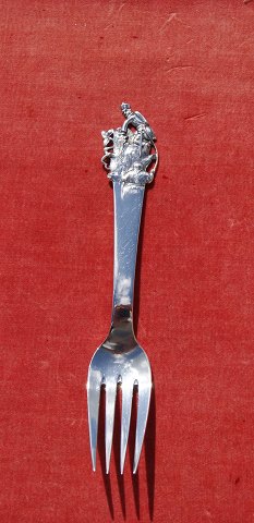 The Tinder-Box child's fork of Danish solid silver