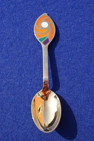 Michelsen Christmas spoon 1971 of Danish gilt sterling silver
