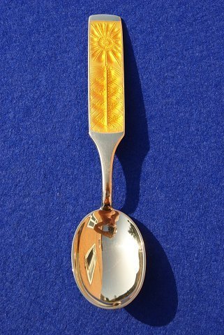 Michelsen Christmas spoon 1967 of Danish gilt sterling silver