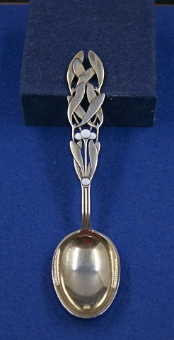 Michelsen Christmas spoon 1941 of Danish gilt silver