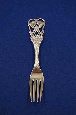 Michelsen Christmas spoon 1912 of Danish gilt silver