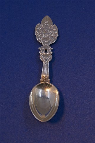 Michelsen Christmas spoon 1919 of Danish gilt silver