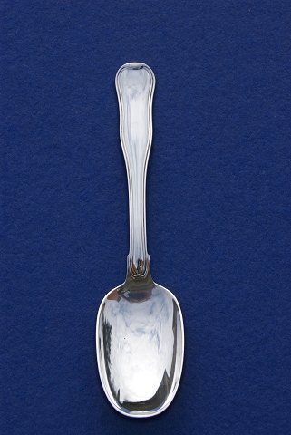 Georg Jensen Dobbeltriflet sølvbestik, dessertskeer 17cm 
