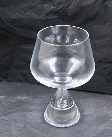 Princess Glassware by Holmegaard, Denmark. Small brandy glasses 10cm