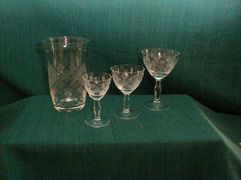 Wien Antik glas med knop ...