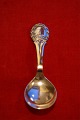 Danish silver flatware, Sugar spoon with the 
Danish town Frederikshavn