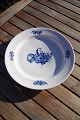 Blue Flower Plain China. Round dish 33cm