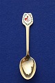 Michelsen Christmas spoon 1951 of Danish gilt sterling silver