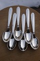Karina Danish silver flatware, dessert spoons 17.5cm.