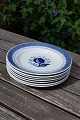 Trankebar Danish faience porcelain, cake plates about 17.5cm