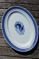 Trankebar Danish faience porcelain, oval serving 
dishes 37.5cms