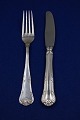 Herregaard Danish silver flatware, settings dinner cutlery of 2 pieces