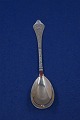 Antique Rokoko Danish solid silver flatware, compote spoons 16.5cm