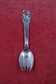 Jack the Dullard child's spoon-fork or spork of Danish solid silver