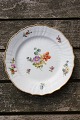 Fuld Saksisk Blomst Kongelig porcelæn, sidetallerkener 14cm