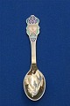 Michelsen Christmas spoon 1982 of Danish gilt sterling silver