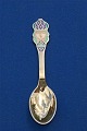 Michelsen Christmas spoon 1982 of Danish gilt 
sterling silver