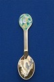 Michelsen Christmas spoon 1980 of Danish gilt sterling silver