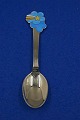 Michelsen Christmas spoon 1975 of Danish gilt sterling silver