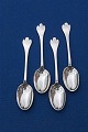 Sheffield English silver flatware, set of 4 coffee 

spoons 11.5cm