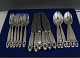 König Georg Jensen dänisch Silberbesteck. Set von 6 x 3tlg. Essbesteck, insgesamt 18 Teile