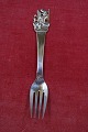 The Ugly Duckling child's fork of Danish solid silver