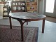 Danish design,
oval sofa-table of Rosewood with tiles