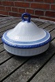 Blue Fan Danish porcelain, covered stew dish or serving dish
