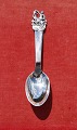 Jack the Dullard child's spoon of Danish solid silver