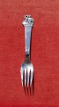 The Shepherdess and the Sweep, child's fork of Danish solid silver