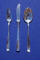 Ascot Danish sterling silver flatware, settings dinner cutlery of 3 pieces 