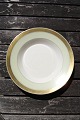 Dagmar with gold Danish porcelain, soup plates 24.5cms