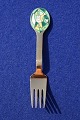 Michelsen Christmas fork 1980 of Danish gilt 
sterling silver