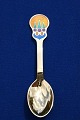 Michelsen Christmas spoon 1979 of Danish gilt sterling silver