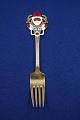 Michelsen Christmas fork 1952 of Danish gilt sterling silver